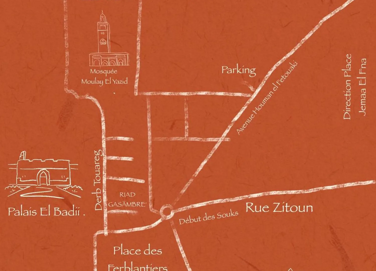 Villa Riad Gasaembre Touareg Marrakesh Morocco